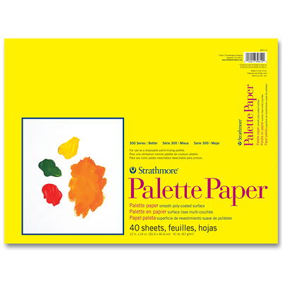 Strathmore 300 Series Palette Paper Pad, Tape Bound, 12x16 inches, 40  Sheets (41lb/67g) - Yahoo Shopping