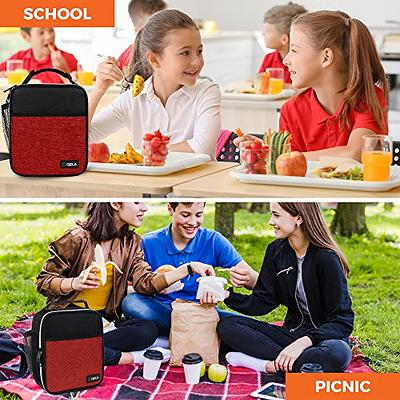 Opux Insulated Lunch Box Adult Men Women, Thermal Cooler Bag Kids