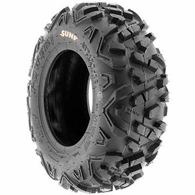 Pair of 2 SunF A011 XC Sport 145/70-6 (14x6-6) ATV Go-Kart Knobby Tires, 6  PR, Tubeless : : Automotive