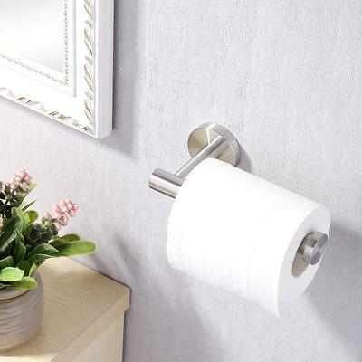 Alfi Brand ABTP77-BSS Brushed Stainless Steel Recessed Toilet Paper Holder with Cover