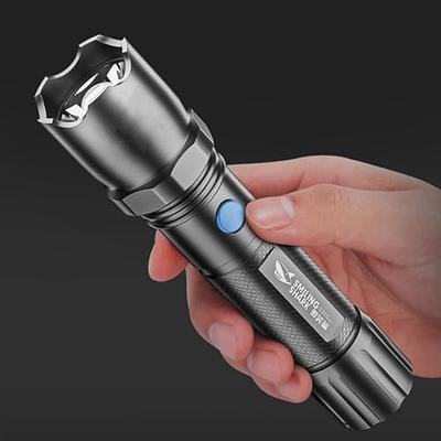 YIDUOZHH Flashlights High Lumens Rechargeable,100000 Lumen Brightest Led  Flashlight,Super Bright Flash Lights Battery Powered Powerful Handheld