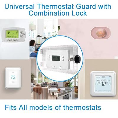 Thermostat Lock Box, Universal Thermostat Cover with Password Lock,  Changeable Combination Lock Large Clear Lock Box for Thermostat on  Wall,Strong Ac Lock Box for Thermostats 6.7H x 4.3W or Smaller - Yahoo