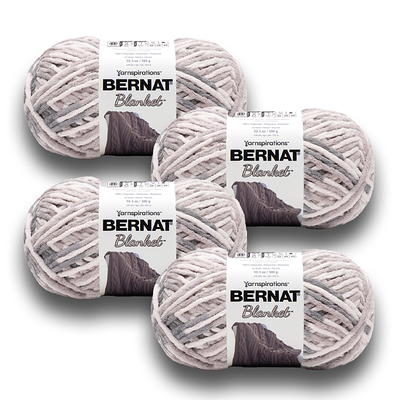 Bernat® Blanket Twist™ #6 Super Bulky Polyester Yarn, Lilac Grove  10.5oz/300g, 220 Yards (4 Pack) - Yahoo Shopping