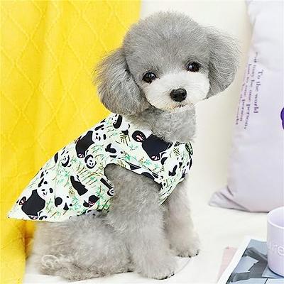 9 Pieces Small Dog Clothes Dog T-Shirt Puppy Clothes Shirts Cute Print Pet  Dog Shirt Small Dog Clothes Summer Pet Shirt Doggie Vest for Small Dogs
