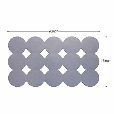 Webos Patented Non Slip Bathtub Mat Shower Mat Bath Mat Tub Mats with  Strong Suction Cups Soft Natural Rubber Bath Mat for Inside The tub