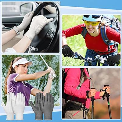 3 Pairs Women Sun Protective Driving Gloves UV Protection Summer