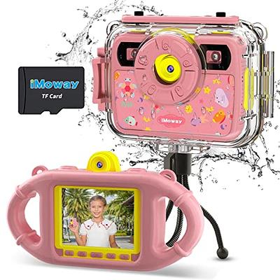 Vivitar Kidzcam Digital Camera for Kids with Rechargeable Battery and 2  Preview Screen, Pink