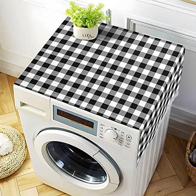 Anti-Slip Washer or Dryer Top Mat Covers 23 6 x Black Washing Machine Protector Dust-proof Cover for Home Laundry Room Kitchen at MechanicSurplus.com