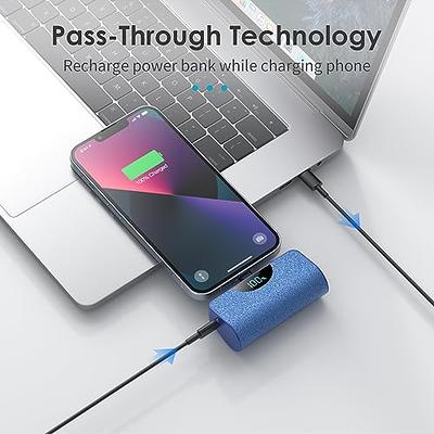 Charmast Small Portable Charger 5000mAh, Ultra-Compact 20W PD Fast Charging  Power Bank Mini Battery Pack Compatible with iPhone 14/14 Pro Max/13/13