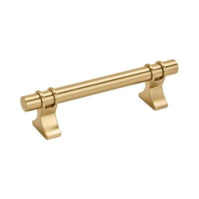 Amerock Extent 4-9/16 in. (116 mm) Satin Nickel Cabinet Edge Pull