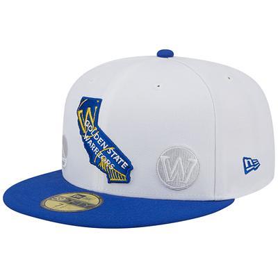 Men's New Era White/Royal Golden State Warriors Back Half 9FIFTY Snapback  Hat