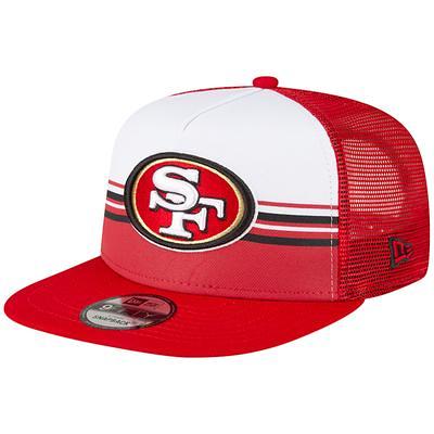 Men's Fanatics Branded Scarlet/White San Francisco 49ers True Classic  Offroad Trucker Snapback Hat