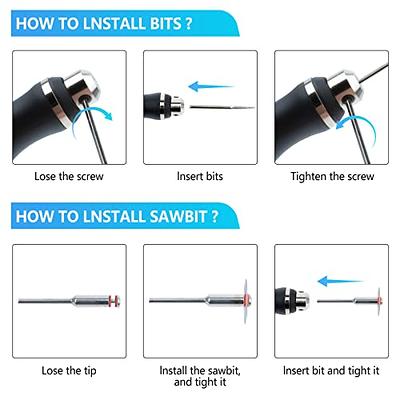 DIY Electric Engraving Pen Precision Etching Carving Pen Engraver Tool with  8 Stencils Set for Wood Glass Leather Metal Steel & Jewellery Making