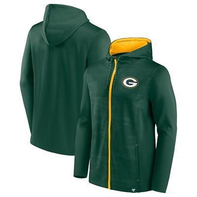 Men's Nike Green/Gold Green Bay Packers Sideline Player Quarter-Zip Hoodie Size: Medium