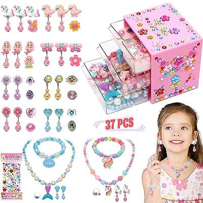 Toys for Girls Jewelry,37PCS Princess Toddler Girl Toys Age 6-8