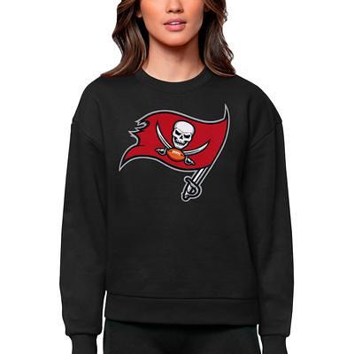 Tampa Bay Buccaneers Antigua Victory Pullover Hoodie - Heather Gray