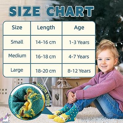  7 Pairs Kids Non Slip Socks Anti Skid Mid Calf Socks for Toddler  Boys Girls (S): Clothing, Shoes & Jewelry