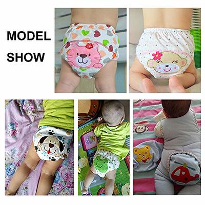 Cotton Reusable Baby Training Pants Unisex Potty Toddler Underpants Kids  Waterproof Breathable Underwear 6-Pack