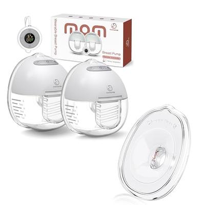 Momcozy Double-Sealed Flange 27mm Compatible with Momcozy M5 Breast Pump.  Original M5 Breast Pump Replacement Accessories, 1PC (27mm)