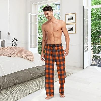 Men'S Flannel Pajamas - Plaid Pajama Pants For Men - Lounge & Sleep Pj  Bottoms