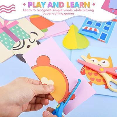 Plastic Safety Scissors Toddlers Training Scissors Paper Cutter For Kids  Children DIY Art Craft Toddlers Training Scissors
