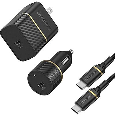 OtterBox Lightning to USB-C Fast Charge Wall and Car Charging Kit, 20W -  BLACK - Yahoo Shopping