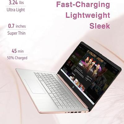 HP Stream 14 Laptop, 14 Inch HD Display, Intel Celeron N4020, 8GB RAM, 64GB  eMMC, Windows 11 Home, HDMI, WIFI, for Student and Business, Office 365 1  Year, Webcam, Pink 