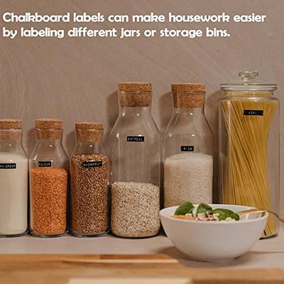 120pcs Waterproof Chalkboard Sticker With A White Chalk Pen, Suitable For  Kitchen And Other Areas In Home