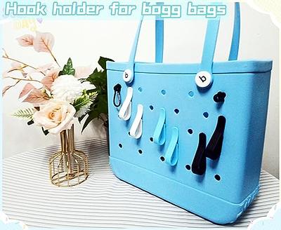 Hooks Accessories for Bogg Bags, Insert Charm Cutie Cup Holder Connector  Key Holder Mask Holder,2PCS Black 