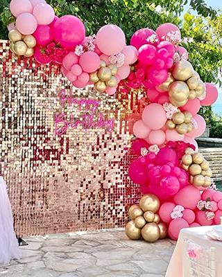 Hot Pink Balloons 100pcs Hot Pink Balloon Garland Arch Kit 5/10/12/18 Inch  Different Sizes Pink Matte Latex Balloon for Baby Shower Birthday Wedding  Anniversary Princess Theme Party Decorations - Yahoo Shopping