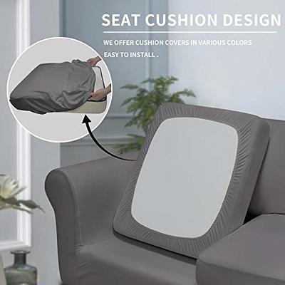 WEYOND Large Backrest Cushion Covers Super Stretch Backrest Covers for 3  Cushion Couch Sofa, Couch Back Cushion Covers Back Sofa Cushion Covers