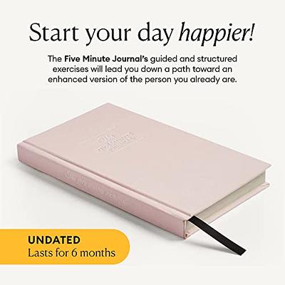 Intelligent Change The Five Minute Journal, Original Daily Gratitude  Journal 2023, Reflection & Manifestation Journal for Mindfulness, Undated  Daily