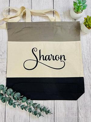 Personalized Heavy Cotton Canvas Tote Bags