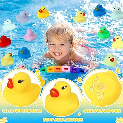 Rubber Duck Bath Toys 50PCS Mini Ducks Bulk for Kids Baby Shower Birthday  Party Decorations Favors Gift Classroom Summer Beach Pool Activity Carnival