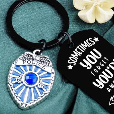 Ivinan Police Keychain Police To Be Gift For Officers Police Academy  Graduation Gifts Student Men Co-Workers Son Keychain From Mom Encouragement  Keepsake, Black - Yahoo Shopping