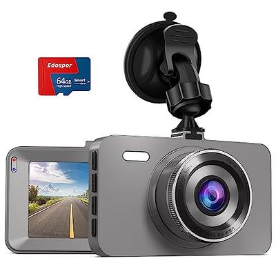 Dash Cam, FHD 1080P Mini Dash Camera for Cars with WiFi, 2.45 IPS Screen,  Night Vision, WDR, Loop Recording, G-Sensor Lock, 170°Wide Angle and