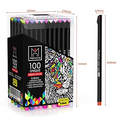 Hethrone Fine Tip Pens - Colored Pens Fineliner Pens Journal Planner Pens  for Bullet Journaling Note Taking Office School Supplies 100 Colors - Yahoo  Shopping