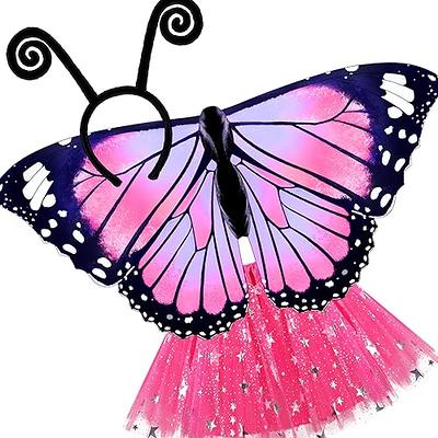 beautiful pink butterfly wings