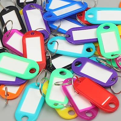 Frcolor Tag Key Name Ring Plasticid Number Label Ring Tag Tags Labels  Keychain Accessory Luggage Locker Label Chain Tags