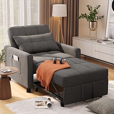 Dropship Sofa Bed Chair 2-in-1 Convertible Chair Bed, Lounger