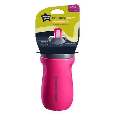 Tommee Tippee Insulated Non-Spill Straw Cup, 12m+ Toddler Training