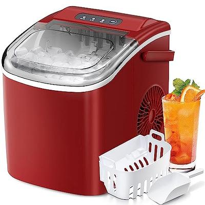  Ice Makers Countertop, 26Lbs/24H, Self-Cleaning Ice