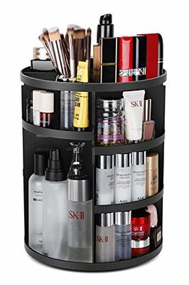 MISERWE Makeup Organizer 360 Degree Rotating 7 Adjustable Layers Large  Capacity Cosmetic Organizer Transparent Make Up Organizers and Storage