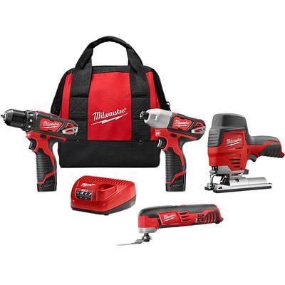 Milwaukee M12 12V Lithium-Ion Cordless Rotary Tool w/Compact