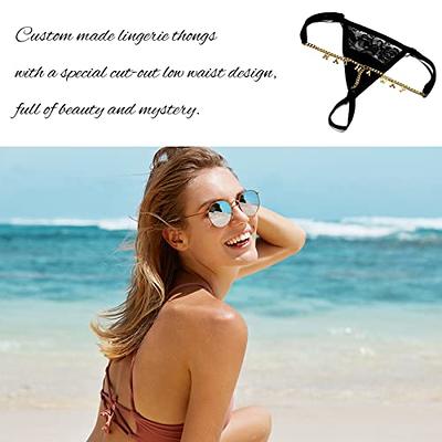 Custom Thongs with Name on It Letter Waist Chain Personalized Thong Body  Chain Panties for Women Jewelry Gift - Yahoo Shopping