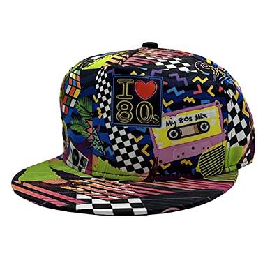 Retro 80s Vintage 90s Hats Women Men Adjustable Retro Baseball Cap