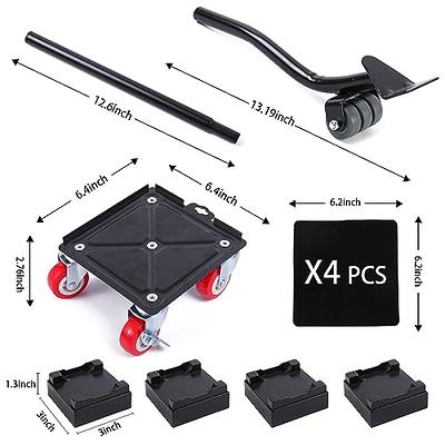 Furniture Mover Dolly with Lifter, 4 Wheel Furniture Dolly 2800LB