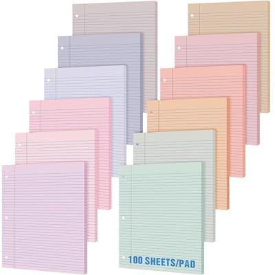 Tops Filler Paper, 3-Hole, 5.5 x 8.5, Medium/college Rule, 100/Pack |  Bundle of 5 Packs