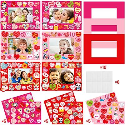  4E's Novelty Valentines Crafts for Kids Foam (Makes 12) Magnet  Cupcake & Heart Cookie Kit Valentines Day Crafts for Kids Bulk for  Classroom Home Activity : Toys & Games