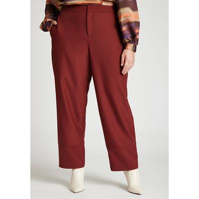 Women's Brushed Lounge Straight Leg Pants in Heather Oatmeal, Size